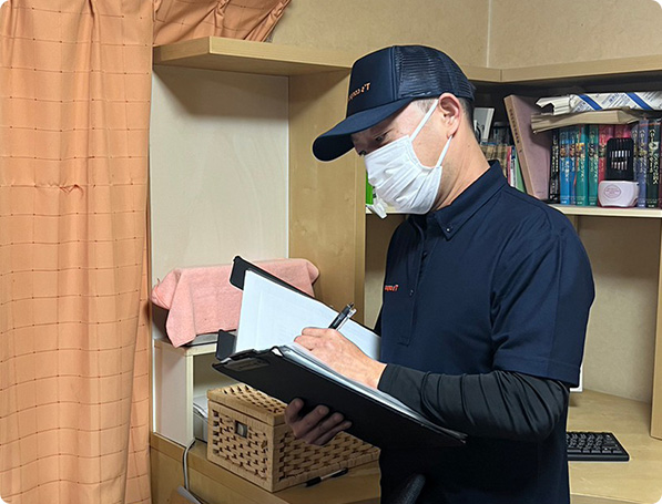 ゴミ屋敷の清掃もプロにお任せください。の写真